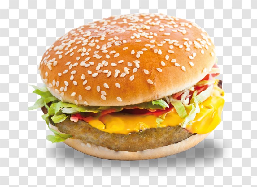 Fast Food Hamburger Cheeseburger Snack Patty - Kids Meal - 100% Vegan Transparent PNG