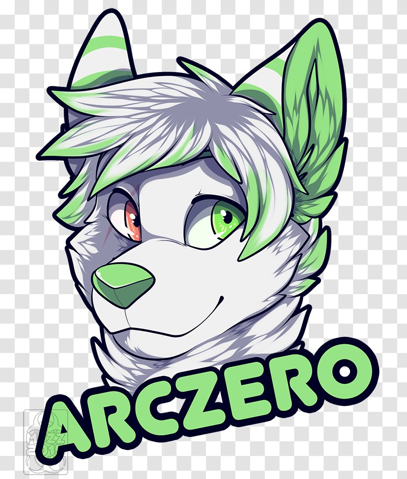 Furry Fandom Drawing Art - Tree - Green Badge Transparent PNG