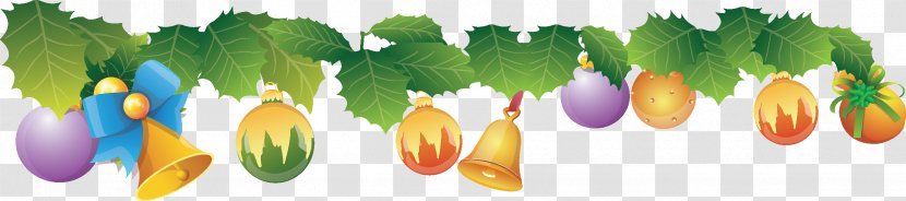 Christmas Desktop Wallpaper Blog - Garland - Elements Transparent PNG