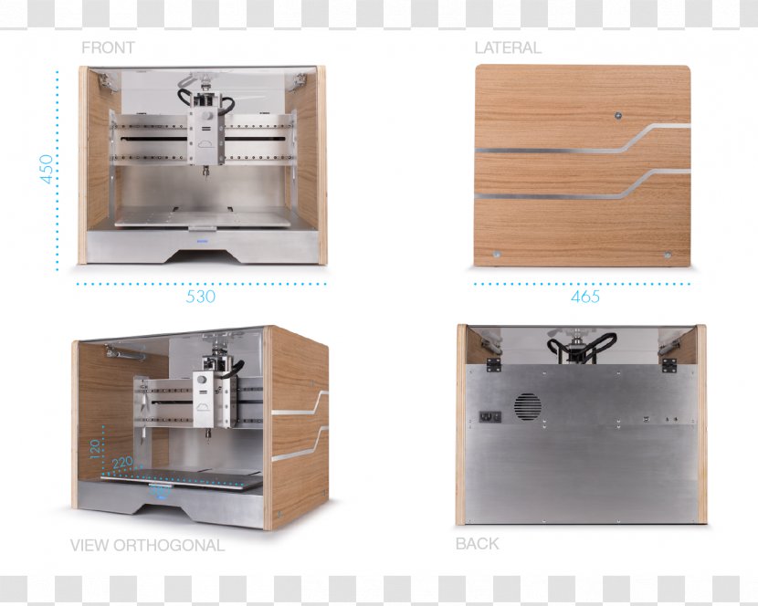 Computer Numerical Control Milling 3D Printing CNC Router Machining - Metalworking - Wooden Desktop Transparent PNG