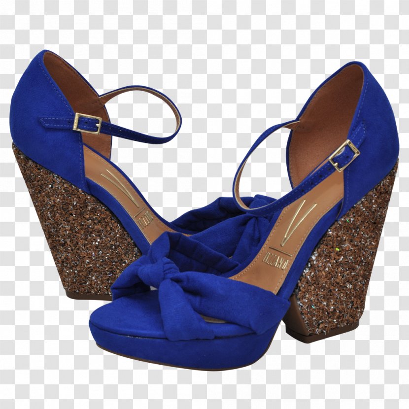 Sandal Shoe Pump - Cobalt Blue Transparent PNG