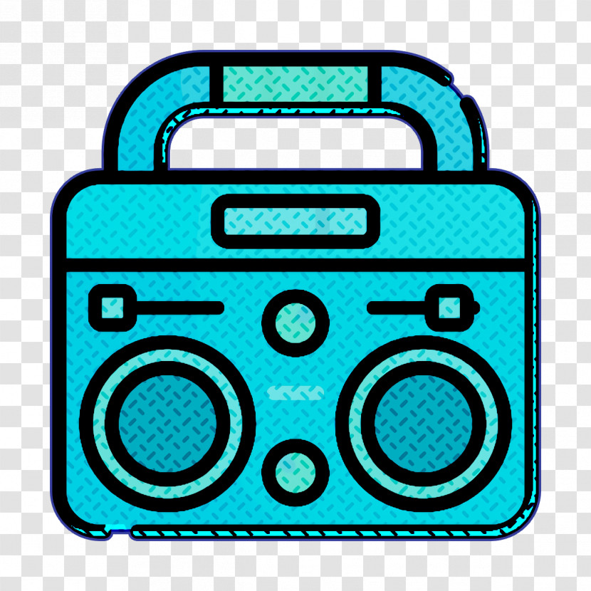 Boombox Icon Night Party Icon Radio Icon Transparent PNG