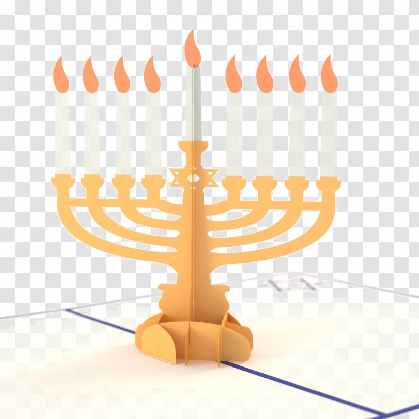 Menorah Hanukkah Judaism Candle Star Of David - Lovepop Transparent PNG