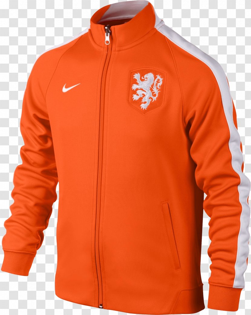 Netherlands National Football Team Jersey Royal Dutch Association T-shirt - Orange Jacket Image Transparent PNG