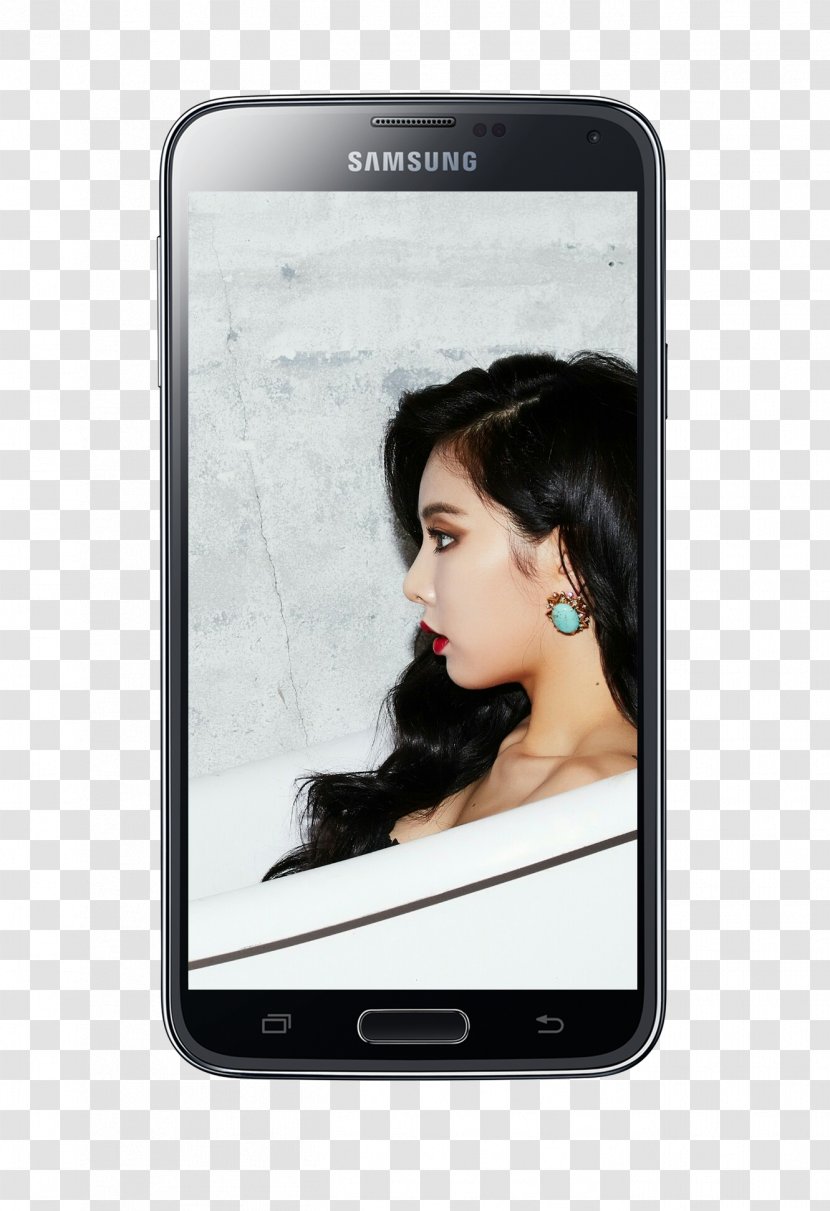 Hyuna South Korea Smartphone 4Minute Feature Phone - Watercolor - Information Board Transparent PNG