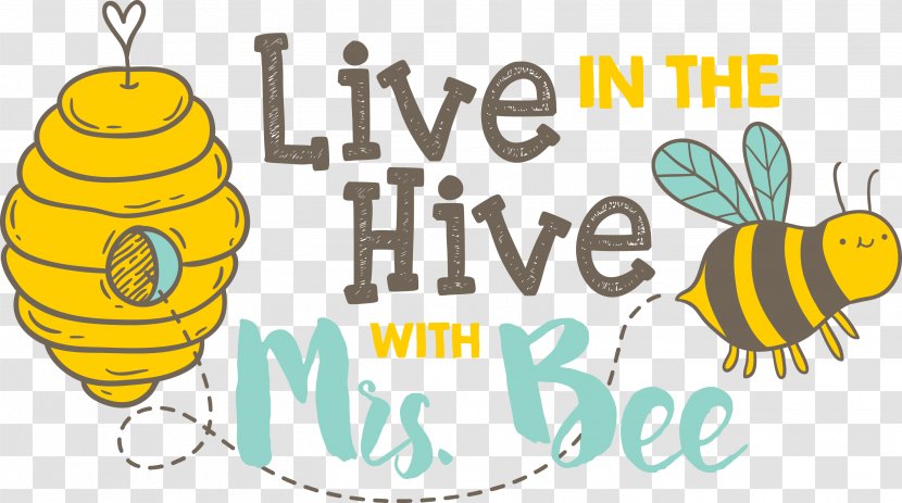 Honey Bee Graphic Design Insect - Yellow Transparent PNG