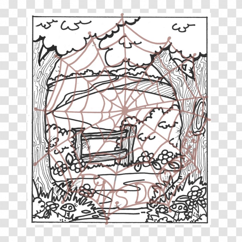 Sketch Visual Arts Illustration Font - Tree - Corner Transparent PNG