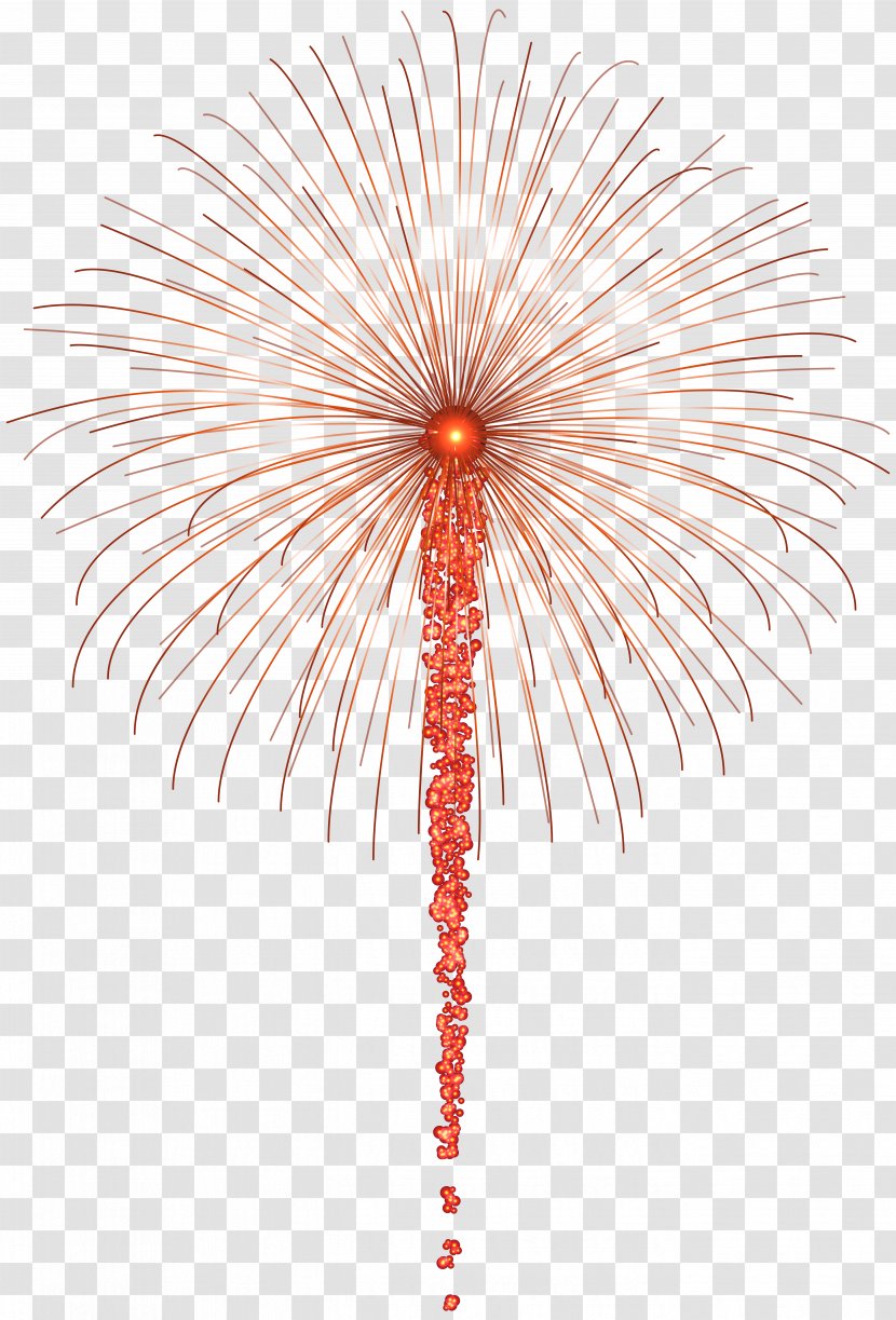 Fireworks Rocket - Pattern - Red For Dark Images Clip Art Transparent PNG