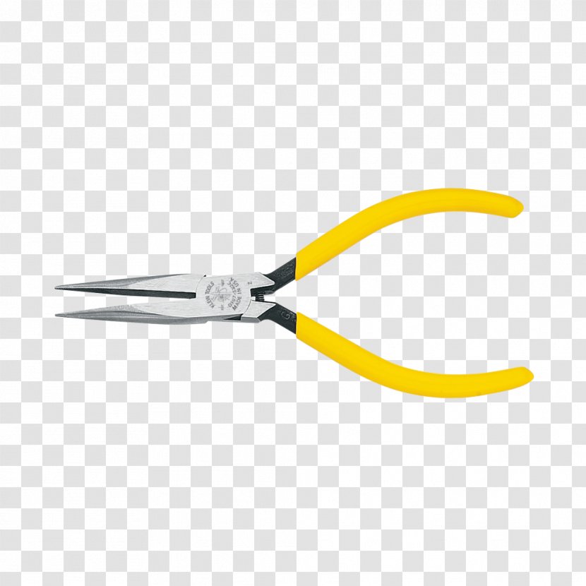 Diagonal Pliers Needle-nose Klein Tools - Needlenose - Crimping Transparent PNG