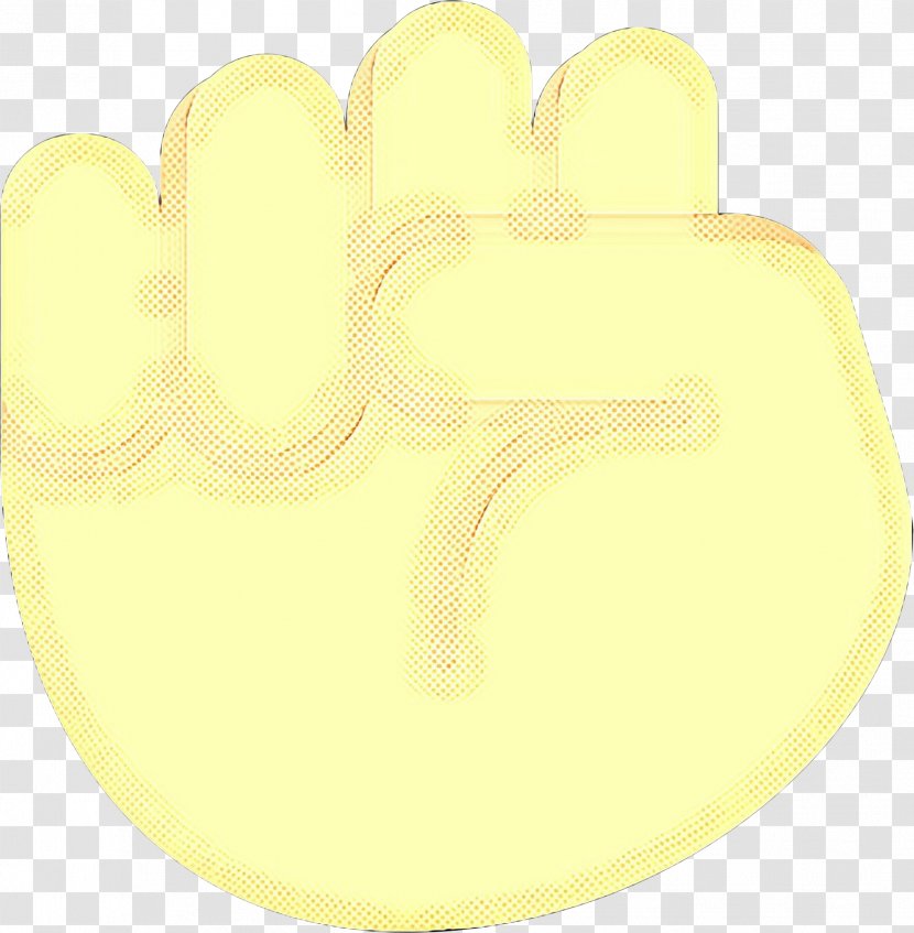 Yellow Hand Gesture Transparent PNG