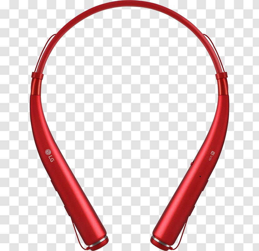 Xbox 360 Wireless Headset LG TONE PRO HBS-780 Headphones Bluetooth - Red Transparent PNG