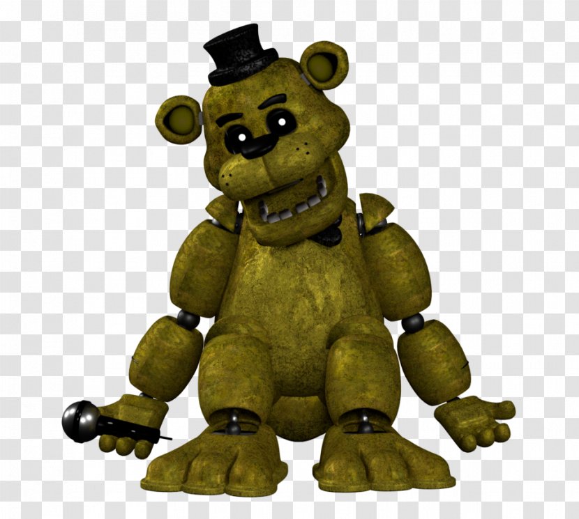 Five Nights At Freddy's 2 4 3 Jump Scare - Freddy S - Golden Character Transparent PNG