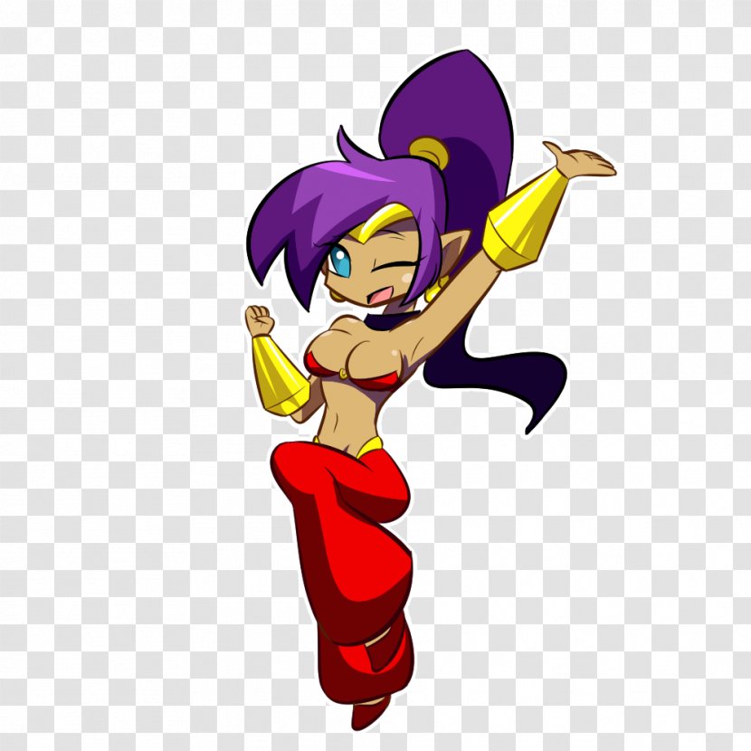 Shantae: Risky's Revenge Shantae And The Pirate's Curse Half-Genie Hero Art Belly Dance - Cartoon - Dancer Transparent PNG