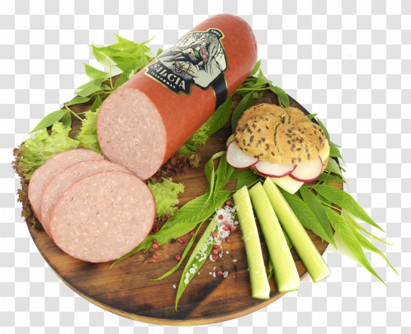 Bologna Sausage Liverwurst Salami Mettwurst - Ham Transparent PNG