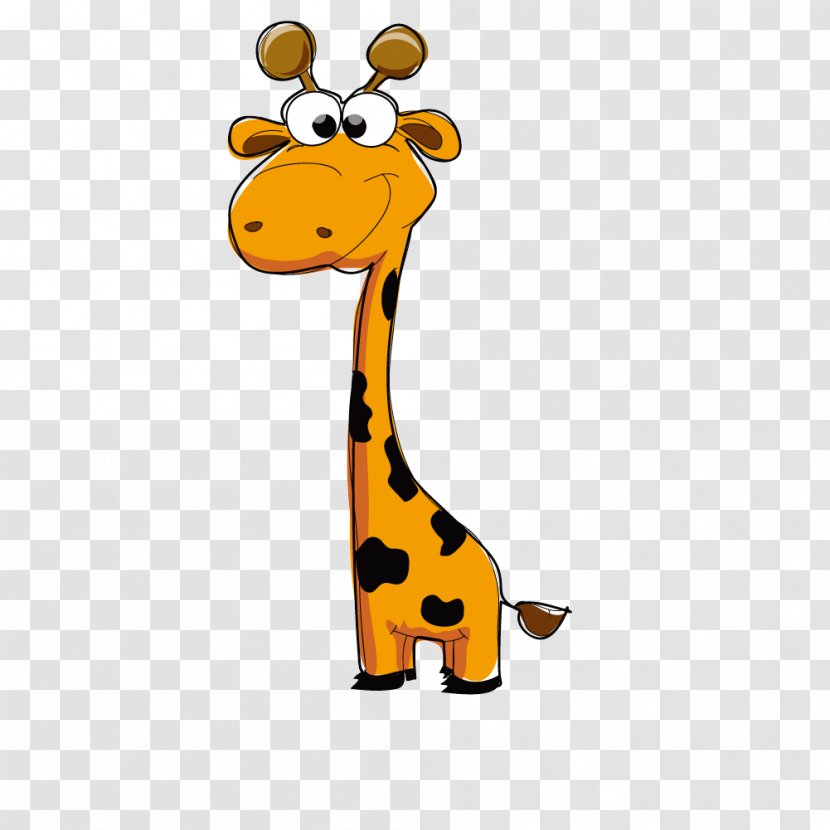 Giraffe Neck Clip Art - Child - Vector Cute Transparent PNG
