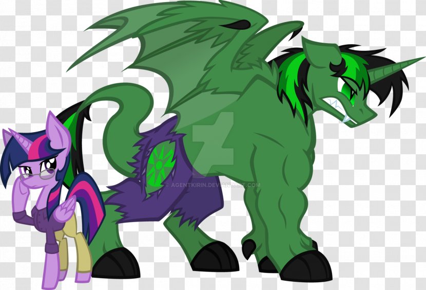 Hulk Twilight Sparkle Pinkie Pie YouTube Pony - Dragon - She Transparent PNG