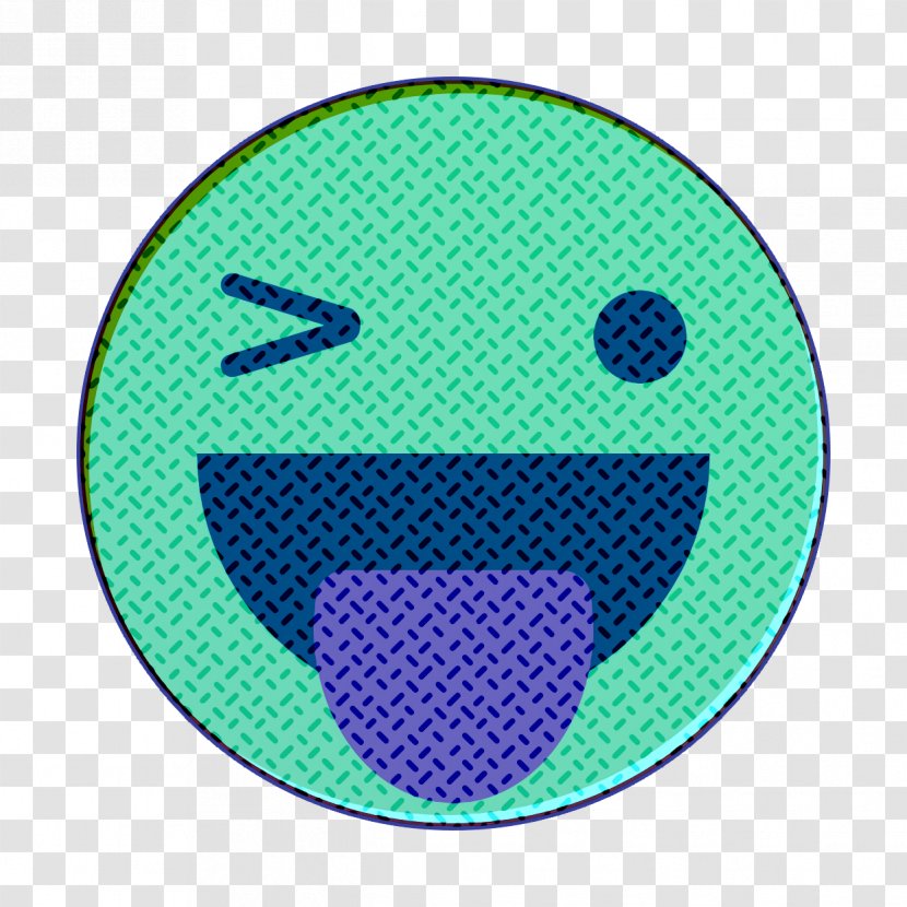 Emoticon Happy Icon Reaction - Smiley - Symbol Teal Transparent PNG
