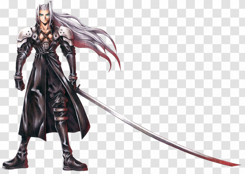 Final Fantasy VII Sephiroth Cloud Strife Dissidia Aerith Gainsborough - Frame - Tetsuya Naito Transparent PNG