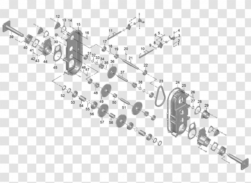 Tractor Transmission Kubota Corporation Spare Part Cultivator - Winch - Parts Transparent PNG