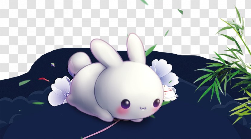 Rabbit Mid-Autumn Festival Chinese New Year - Traditional Holidays - Mid Autumn Transparent PNG