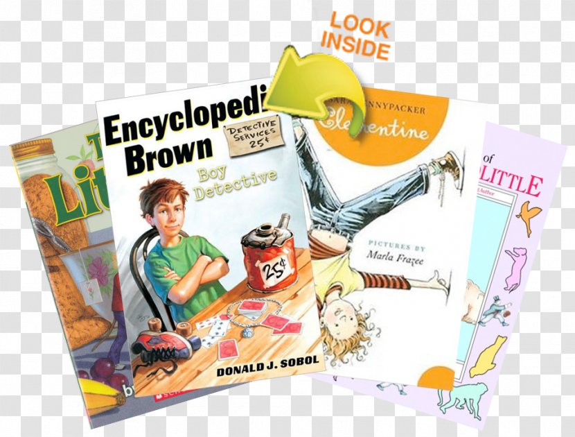 E.B. BOY DETECTIVE Advertising Book Encyclopedia Brown Transparent PNG