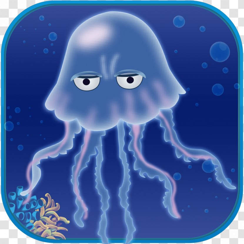 Octopus Cobalt Blue Cephalopod Marine Biology - Jellyfish 0 2 Transparent PNG