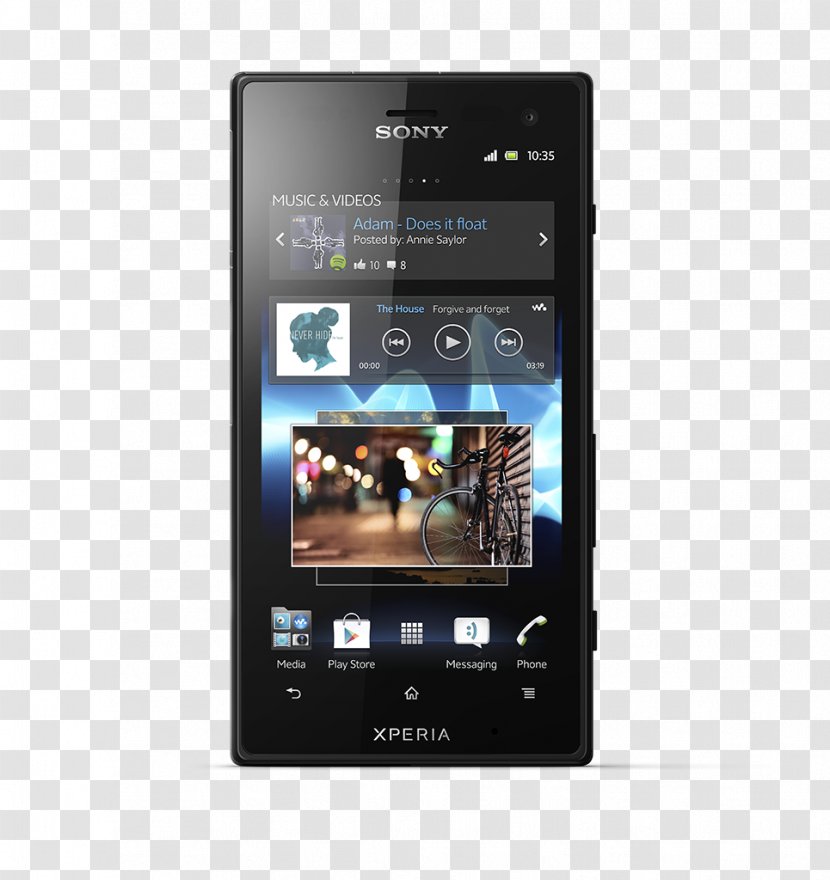 Sony Ericsson Xperia Acro Go P Z SO-03D - Telephone - Smartphone Transparent PNG