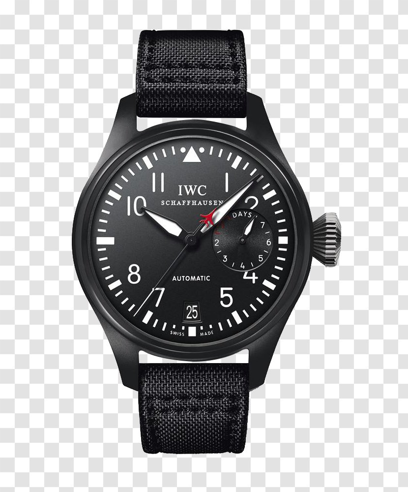 International Watch Company Power Reserve Indicator 0506147919 Automatic - Top Gun - IWC Watches Sports Male Black Transparent PNG