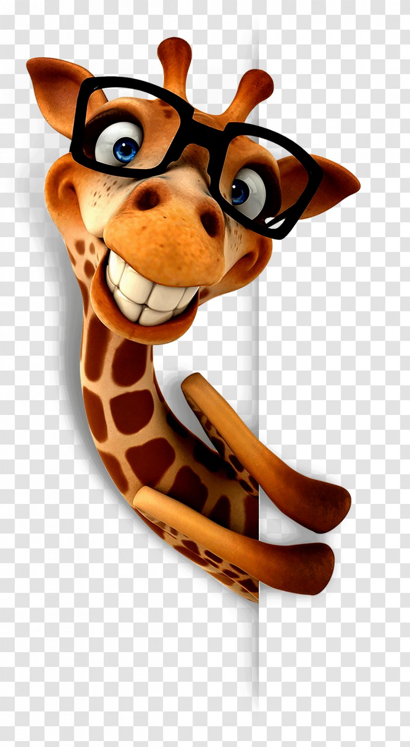 Giraffe Joke Career Illustration - Stuffed Toy - Funny Transparent PNG