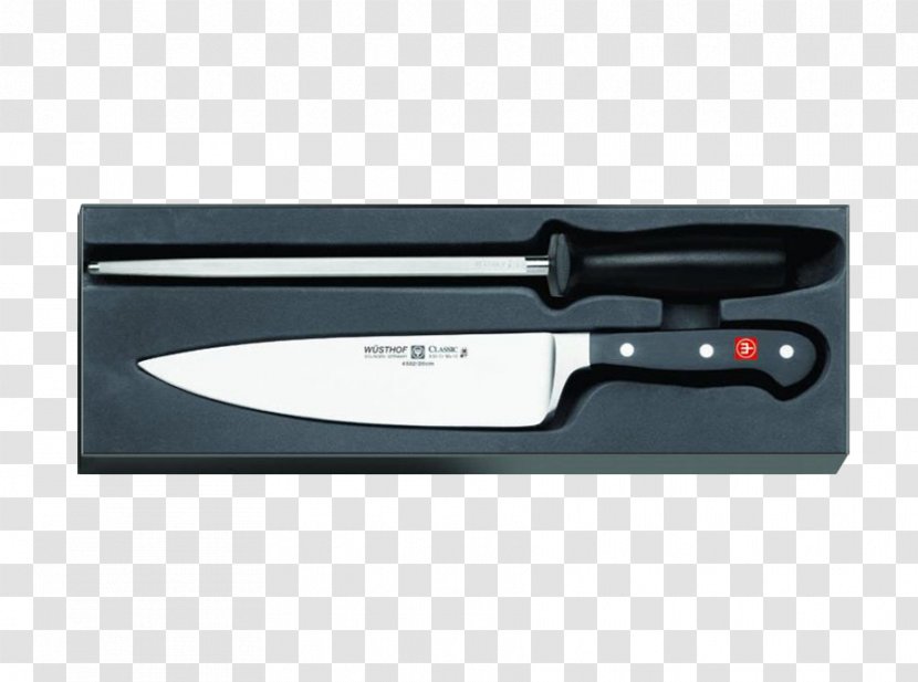 Chef's Knife Wüsthof Honing Steel Kitchen Knives - Kitchenware - Sharpening Transparent PNG