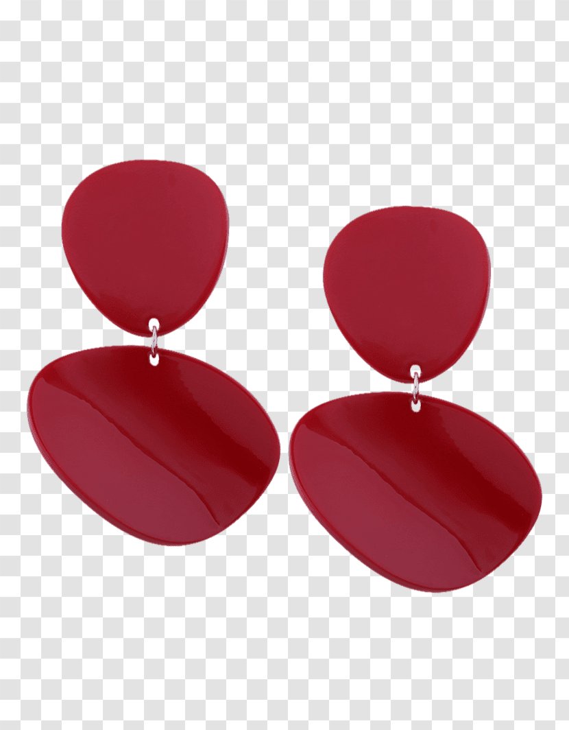 Earring Bijou Jewellery Necklace Charms & Pendants - Earrings - Red Stud For Men Transparent PNG