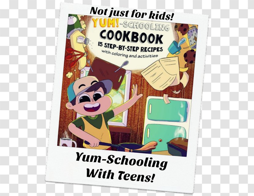 The Creative Child's Yum-Schooling Cookbook Illustration Literary Coloring Book - 15 Step - Little Boy Kicking Soccer Ball Transparent PNG