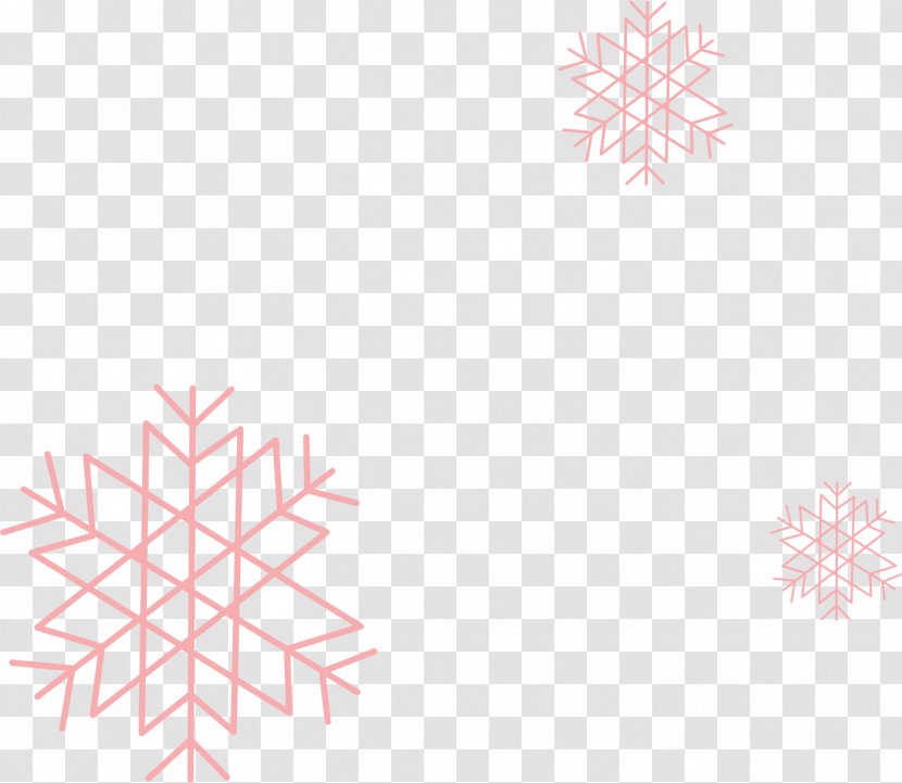 Snowflake Pattern - Petal - Vector Snowflakes Float Transparent PNG