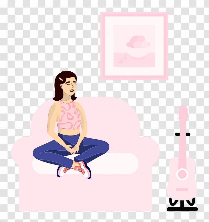 Yoga Yoga Mat Cartoon Meter Sitting Transparent PNG