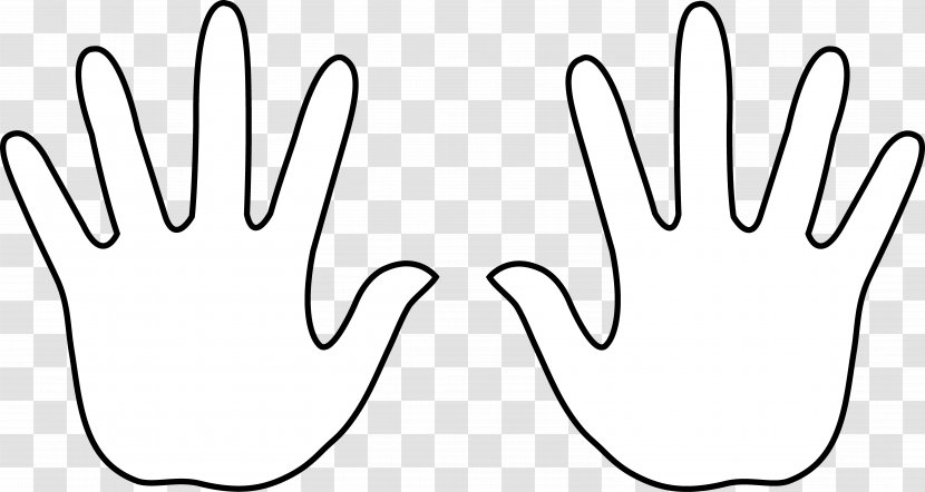 hand outline clip art