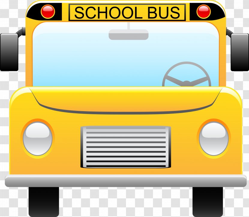 School Bus Yellow Clip Art - Traffic Stop Laws Transparent PNG