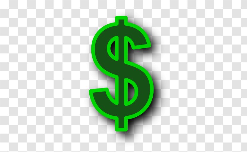Dollar Sign Money Icon - Green - Symbol Transparent Background Transparent PNG