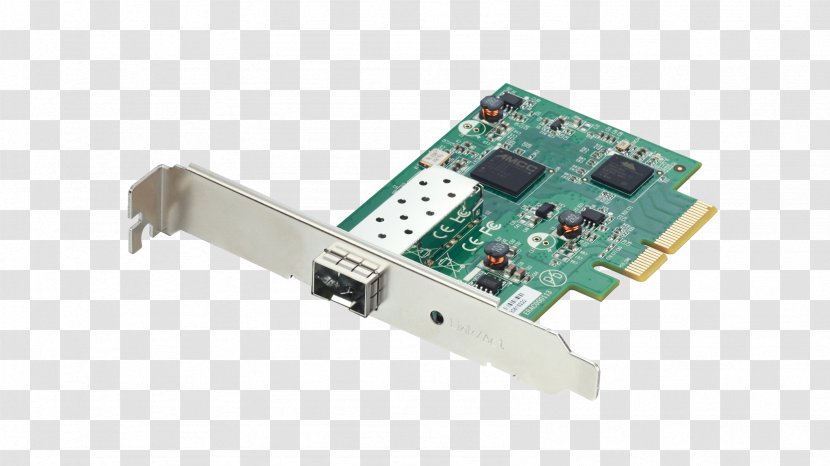 PCI Express 10 Gigabit Ethernet Network Cards & Adapters Small Form-factor Pluggable Transceiver - Local Area - Ip Card Transparent PNG