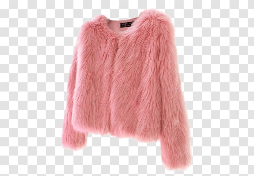 Fake Fur Jacket Clothing Coat Transparent PNG
