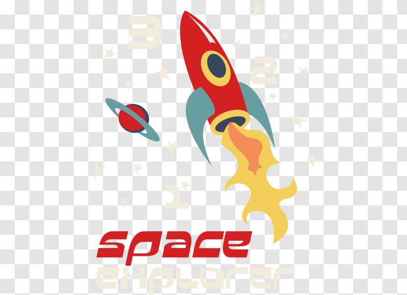 Rocket Graphic Design Clip Art - Drawing - Cartoon Vector Transparent PNG