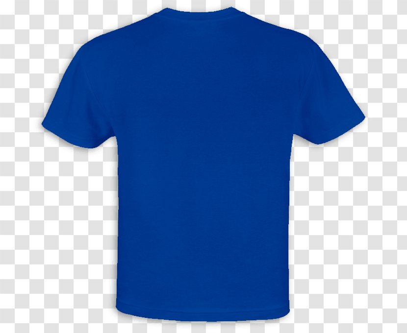 T-shirt Polo Shirt Sleeve Jersey - Electric Blue Transparent PNG