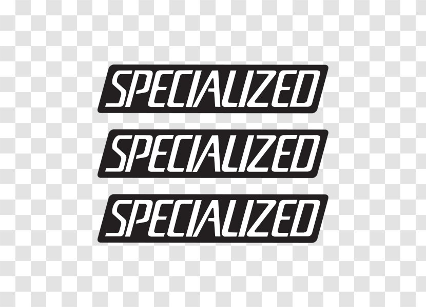 Specialized Stumpjumper Logo Sticker Decal Bicycle - Text Transparent PNG