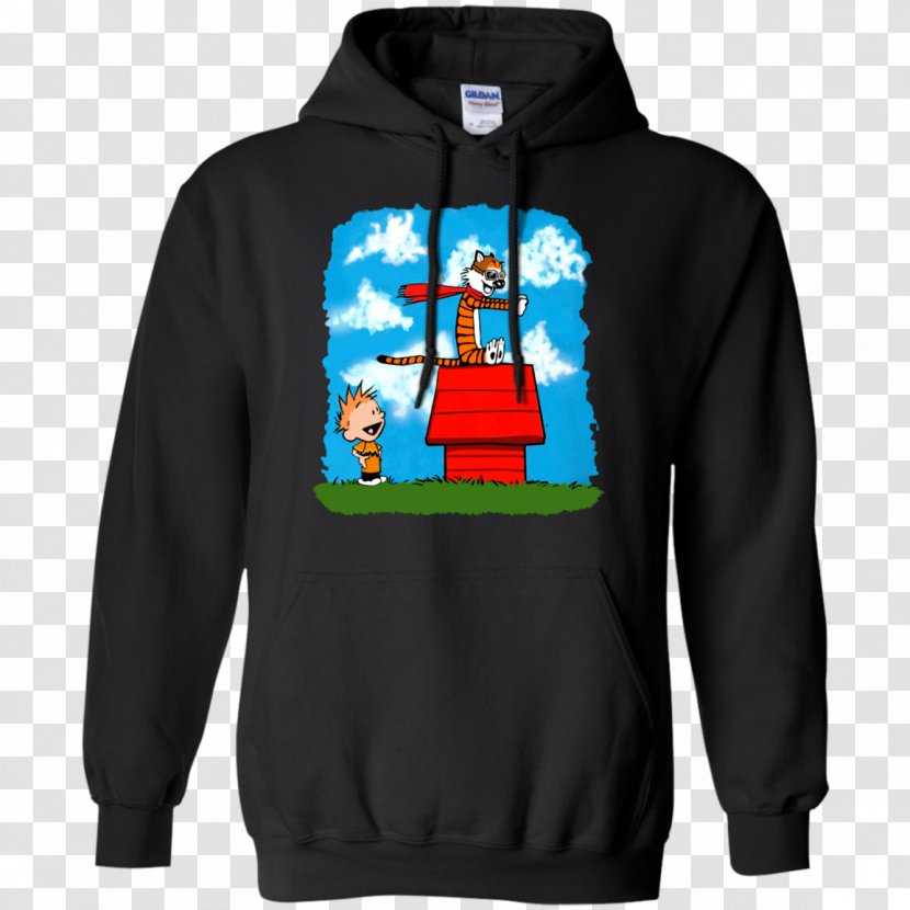 Long-sleeved T-shirt Hoodie - Clothing - Calvin And Hobbes Transparent PNG