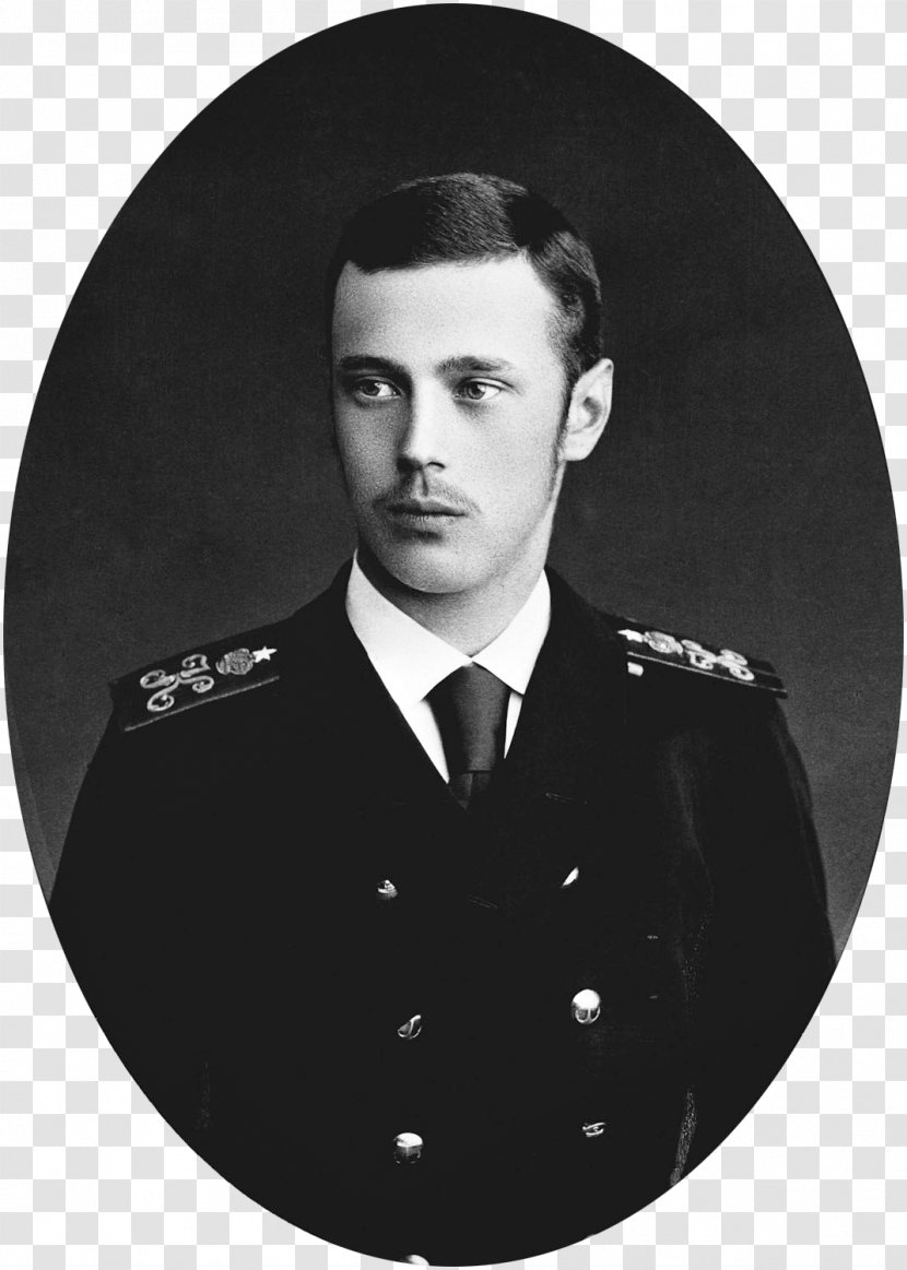 Grand Duke George Alexandrovich Of Russia Wikipedia Prince - Black And White Transparent PNG