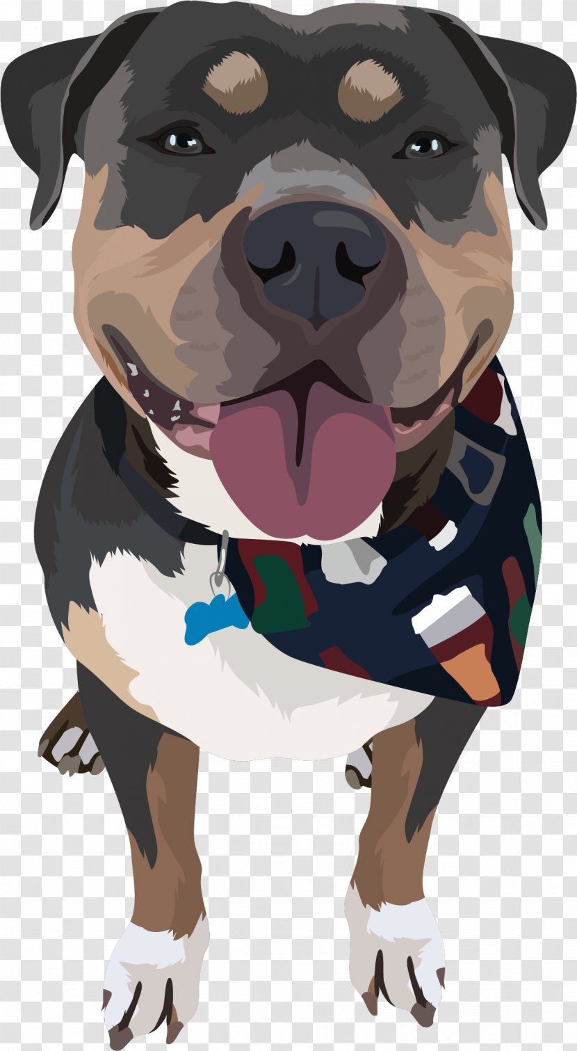 Dog Breed American Pit Bull Terrier Bulldog - Nonsporting Group - Funny Dad Border Transparent PNG