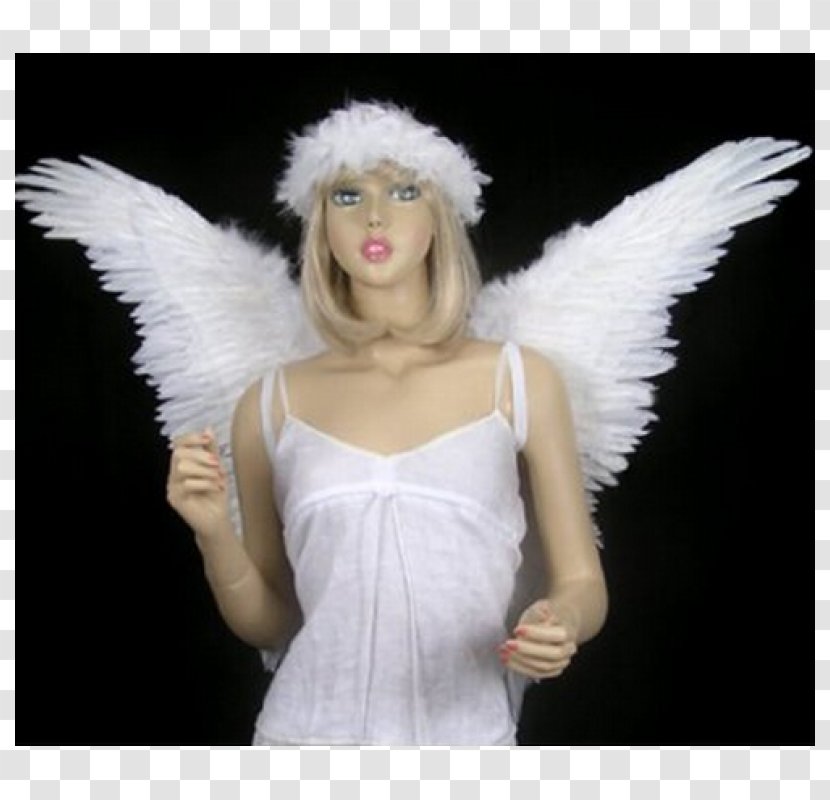 Angel Feather Wing Child White - Headgear Transparent PNG