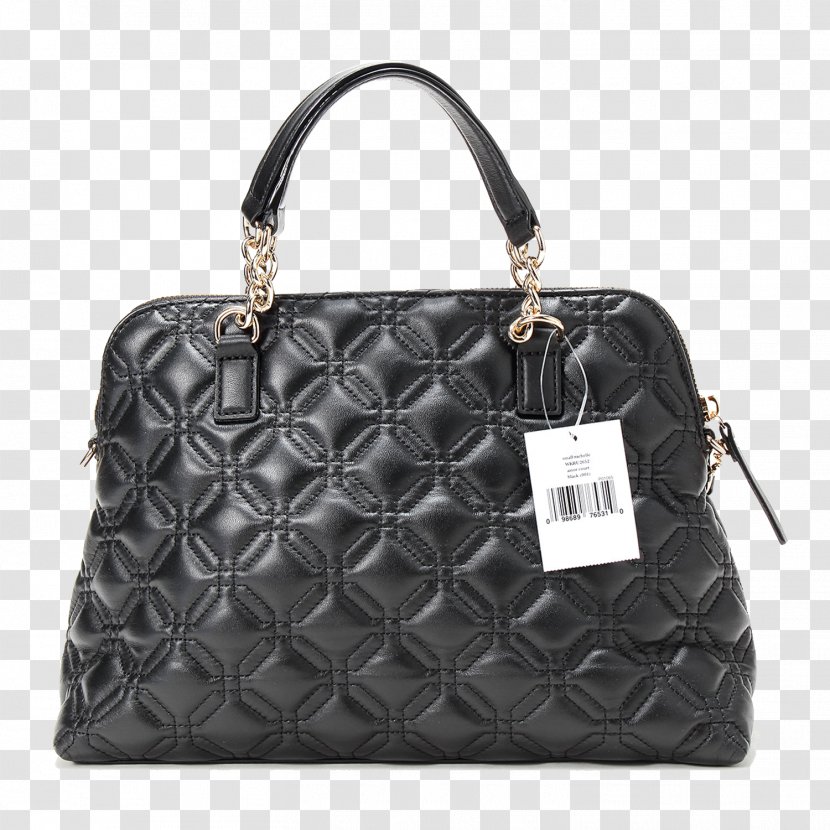 Leather Tote Bag Handbag - Fashion Accessory - Kate Spade Black Shoulder Transparent PNG