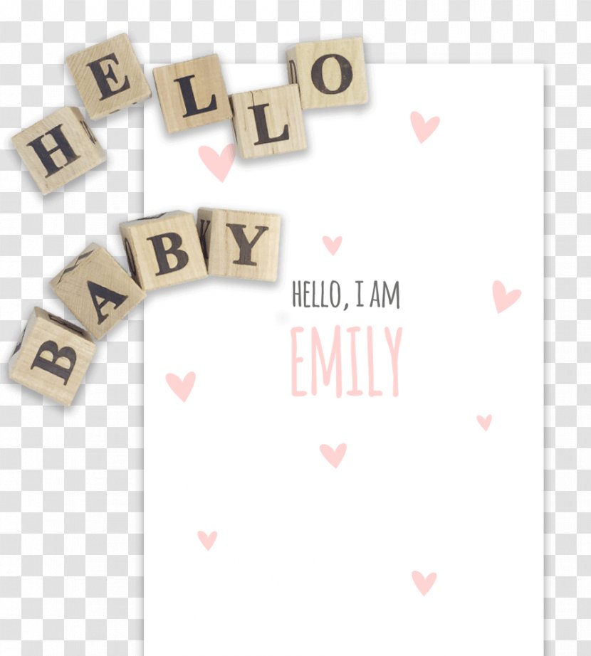 Brand Font - Text - Birth Announcement Transparent PNG