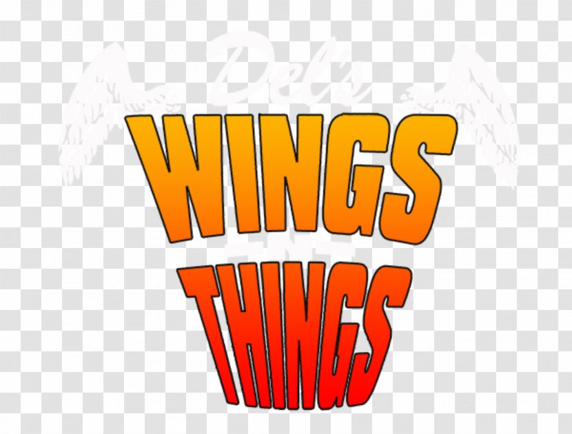 Logo Brand Font - Orange - Wings Transparent PNG