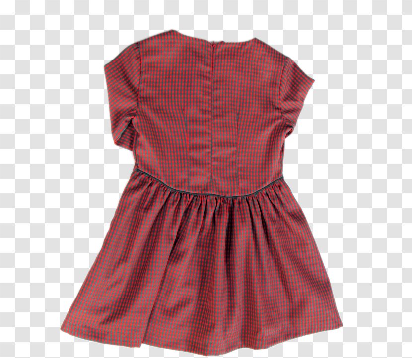 Tartan Shoulder Sleeve Blouse Maroon - Plaid - Dress Transparent PNG